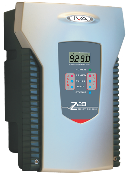 JVA Z28 2 Zone Security Energizer 8 Joule with LCD Display – JVA