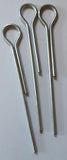 Cotter Pins 4" x 14 Gauge - Pack of 100