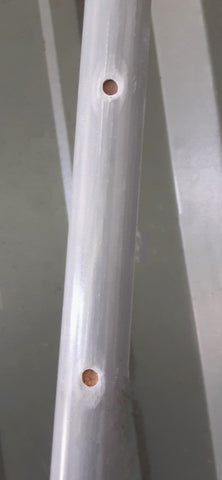 1 Inch Fiber Glass Fence Rods - 12 foot long
