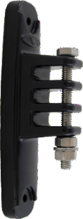 INSULATOR : JVA Corner Insulator Black Incl. bolt