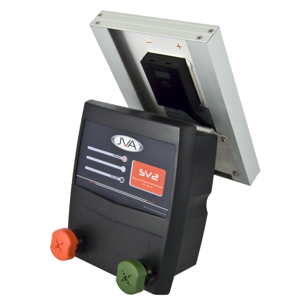 JVA SV2 Solar Electric Fence Energizer 0.2 Joule